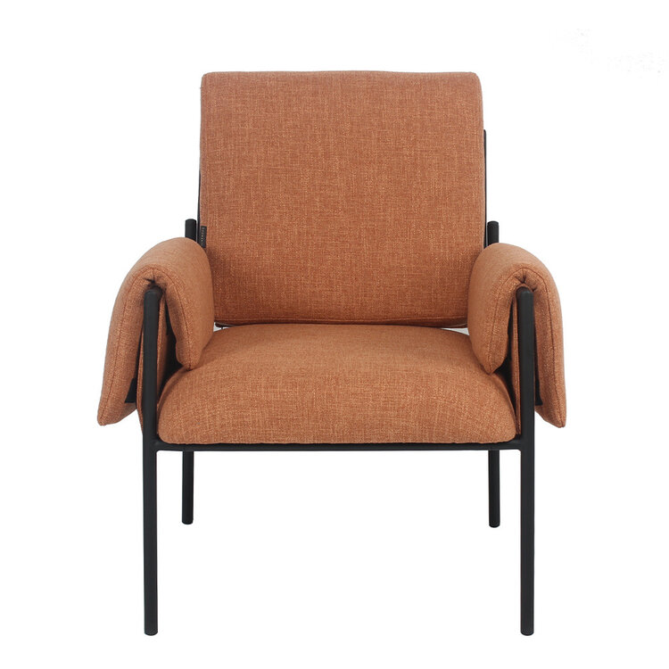 Fauteuil Urban linnen koper