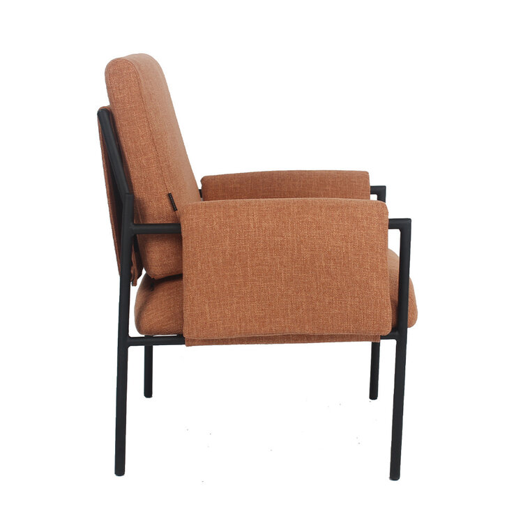 Fauteuil Urban linnen koper
