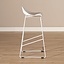 Barkruk Ellen wit Scandinavisch design 76 cm