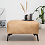 Industriële hocker Vegas eco-leer beige