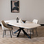 Eettafel Carl melamine beige deens ovaal 240 x 120 cm