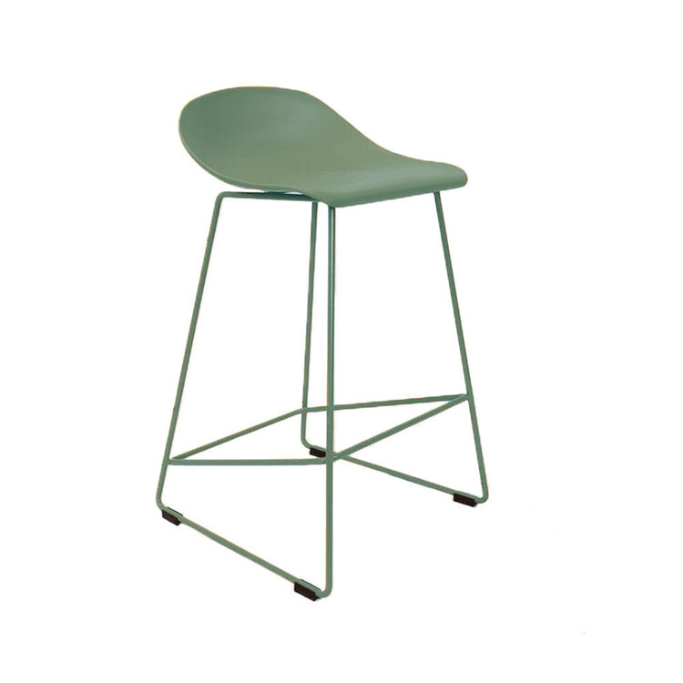 Scandinavische Barkruk Ellen groen 66cm