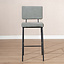 Scandinavische barkruk Espen groen gerecyclede stof 64-77 cm