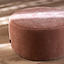 Poef Chloe rond chenille roze ø70 cm