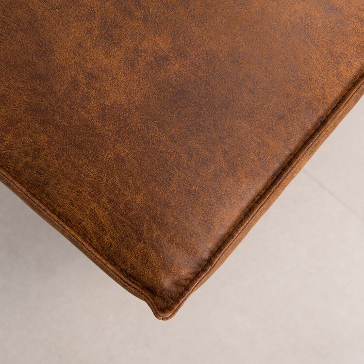 Hocker Kansas eco-leer cognac