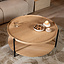 Salontafel Rio Ø90 cm blank eiken