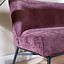 Eetkamerbank Momo chenille paars 185 cm