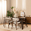Eettafel Flint walnoot 220 x 100 cm