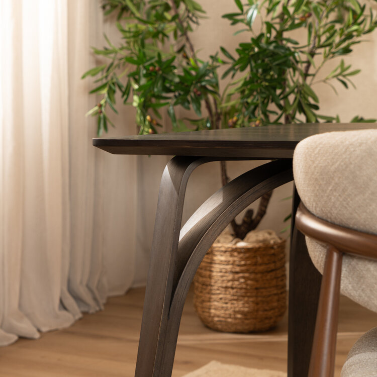 Eettafel Flint walnoot 220 x 100 cm