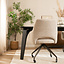 Eettafel Flint eiken zwart 220 x 100 cm