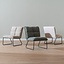 Scandinavische fauteuil Joran groen