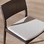 Scandinavische eetkamerstoel Elio walnoot/off white