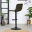Industriële Barkruk Texas draaibaar eco-leer olijfgroen 60-76cm