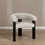 Fauteuil Naomi linnen taupe