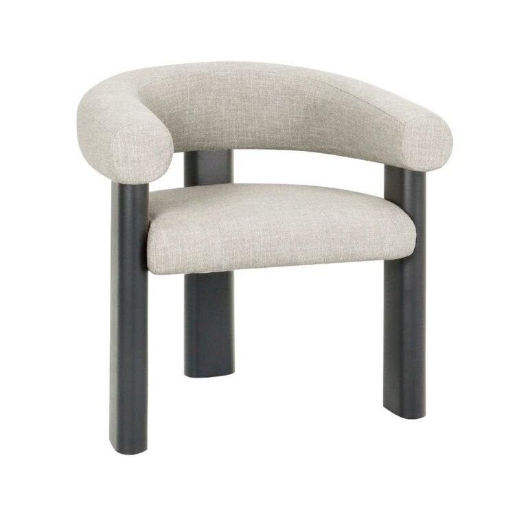 Fauteuil Naomi linnen taupe
