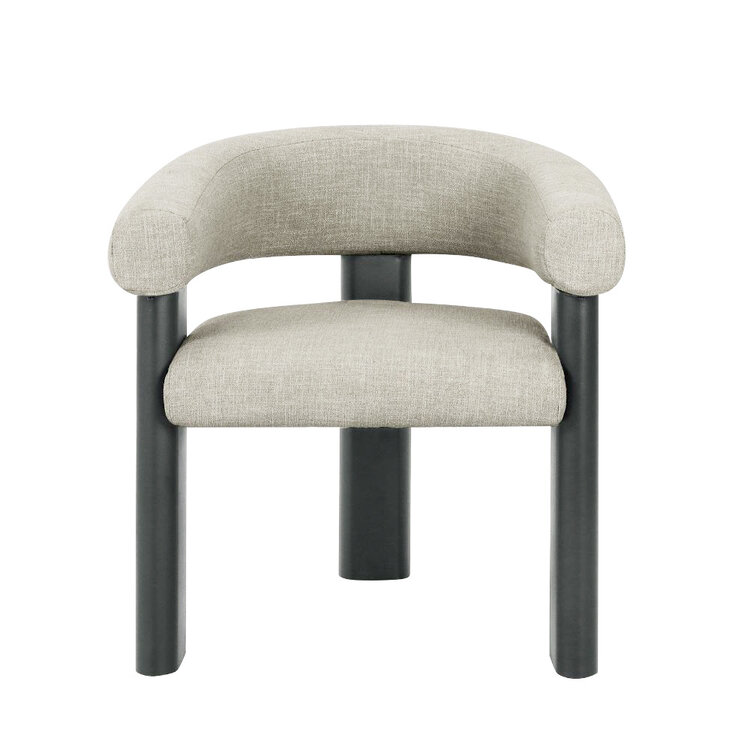 Fauteuil Naomi linnen taupe