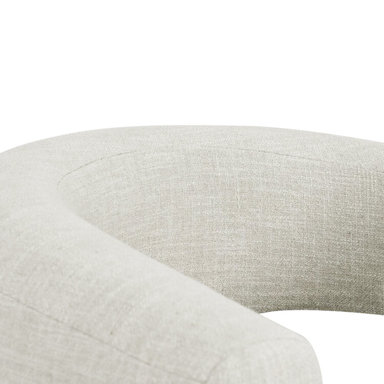 Fauteuil Naomi linnen taupe