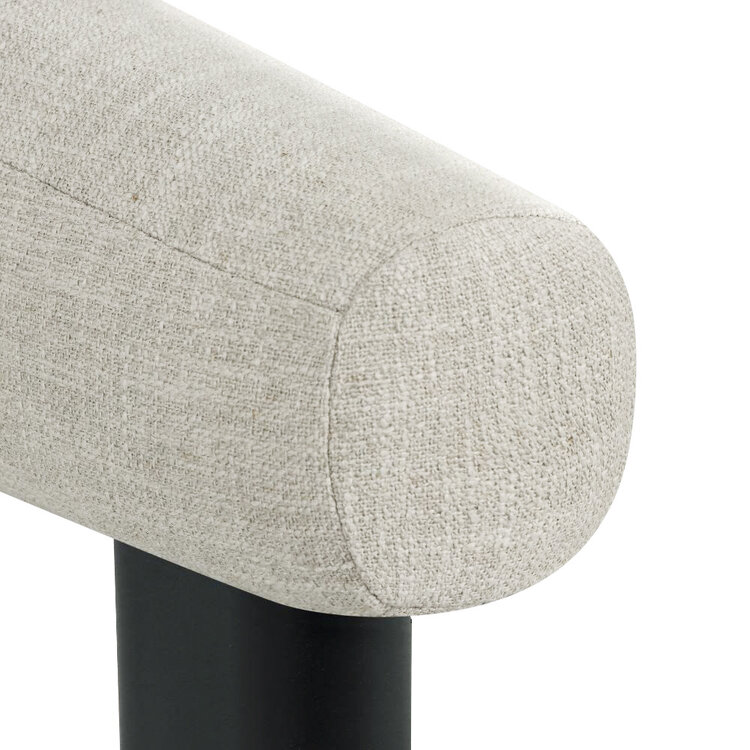 Fauteuil Naomi linnen taupe