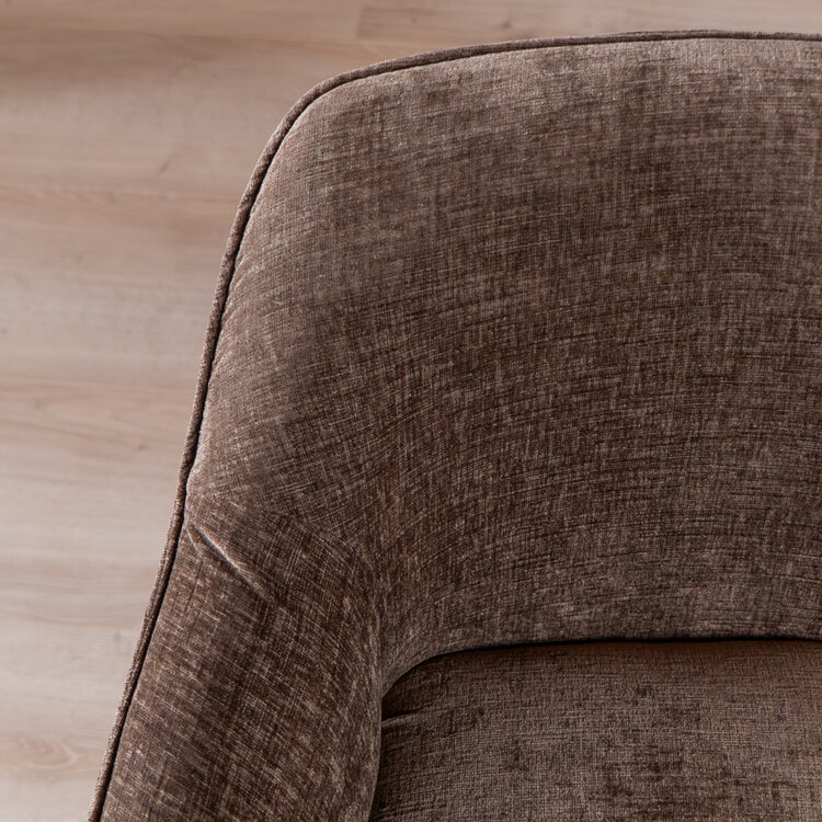 Eetkamerstoel Nubo chenille mocha