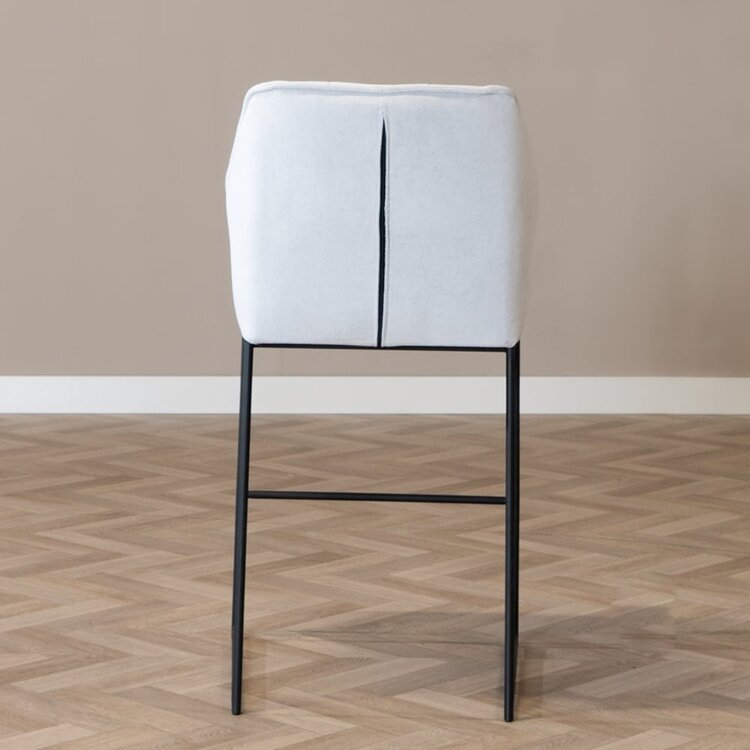 Scandinavische barkruk Jelle off white 82 cm