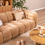 3-zitsbank Luca chenille peach
