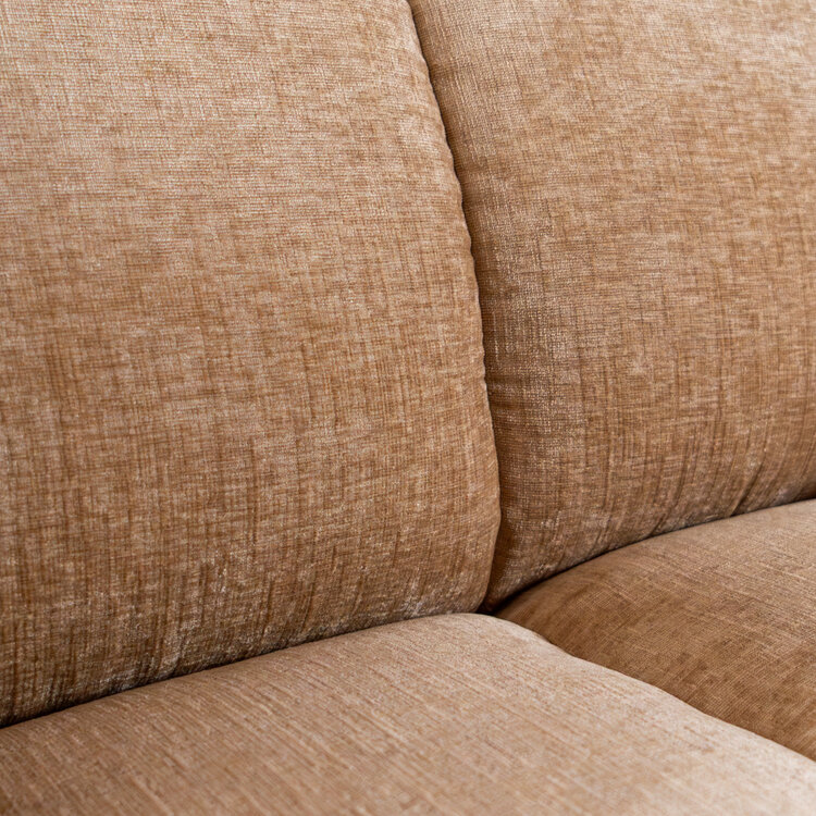 3-zitsbank Luca chenille peach