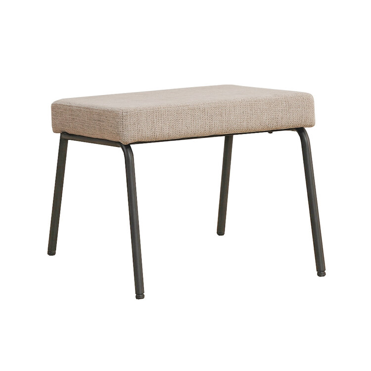 Hocker Espen taupe gerecyclede stof