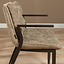 Velvet eetkamerstoel Trevi taupe