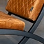 Design fauteuil Madrid velvet okergeel