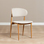 Eetkamerstoel Bohdi linnen off white
