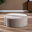 Poef Blair rond chenille beige ø100 cm