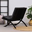 Design fauteuil Madrid velvet antraciet