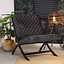 Design fauteuil Madrid velvet antraciet