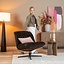 Fauteuil Sara draaibaar velvet bruin