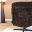 Fauteuil Sara draaibaar velvet bruin