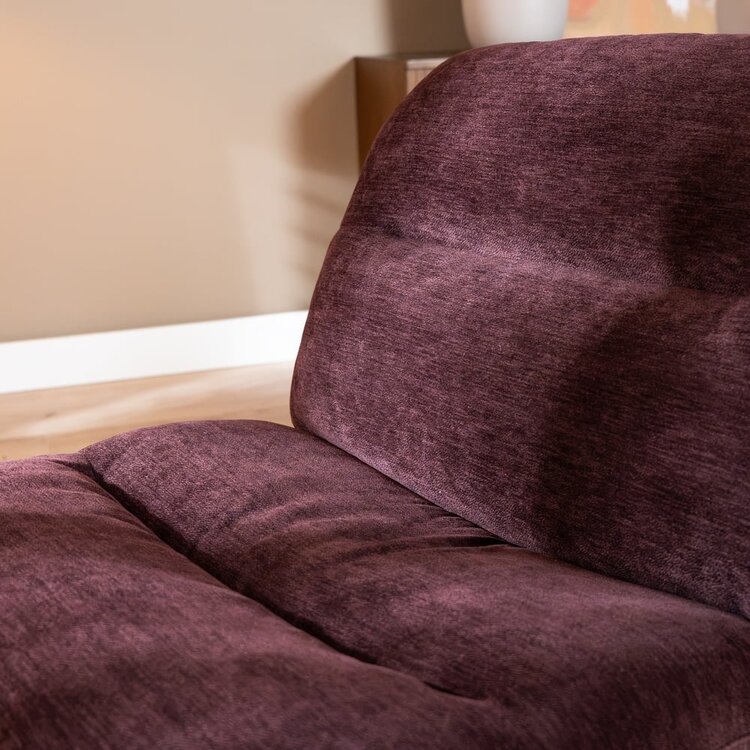 Fauteuil Sara draaibaar velvet paars