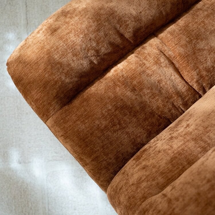Fauteuil Sara draaibaar velvet oker