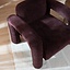 Fauteuil Tess velvet paars