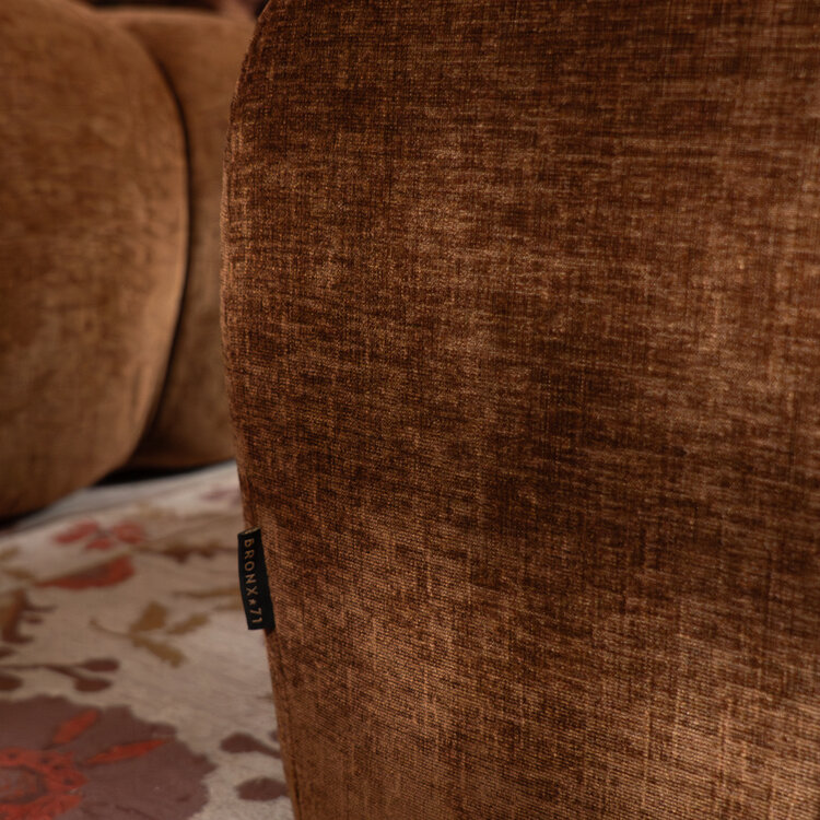 Hocker Luca chenille koper