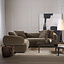 Hoekbank Palermo velvet bruin links