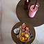 Salontafel set Aya ø40 en ø68 cm walnut