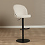 Barkruk Odin gemêleerde stof beige 63-83 cm