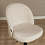 Barkruk Odin gemêleerde stof beige 63-83 cm