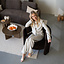 Fauteuil Jolie velvet bruin