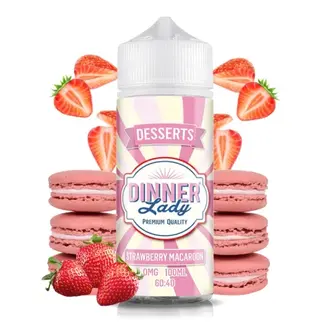 Dinner Lady Dinner Lady Desserts - Strawberry Macaron 100ml