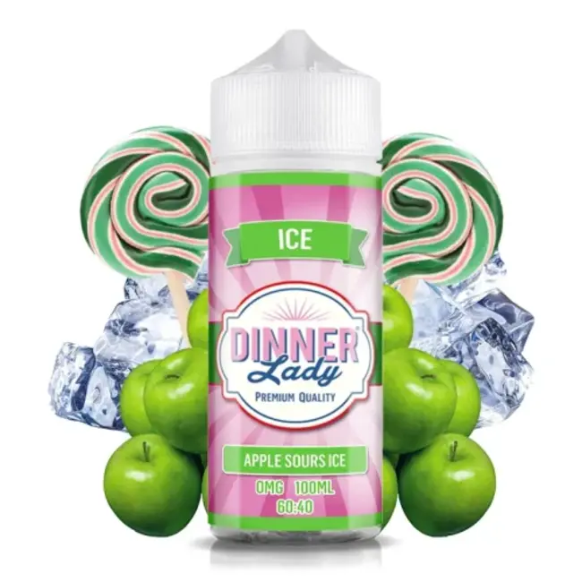 Dinner lady Ice - Apple Sourse 100ml