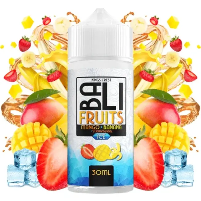 Bali Fruits Ice by Kings Crest - Mango Banana Strawberry 30ml