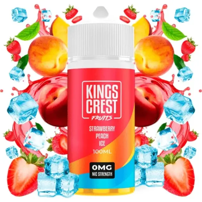 Fruits by Kings Crest - Strawberry peach ice 100ml
