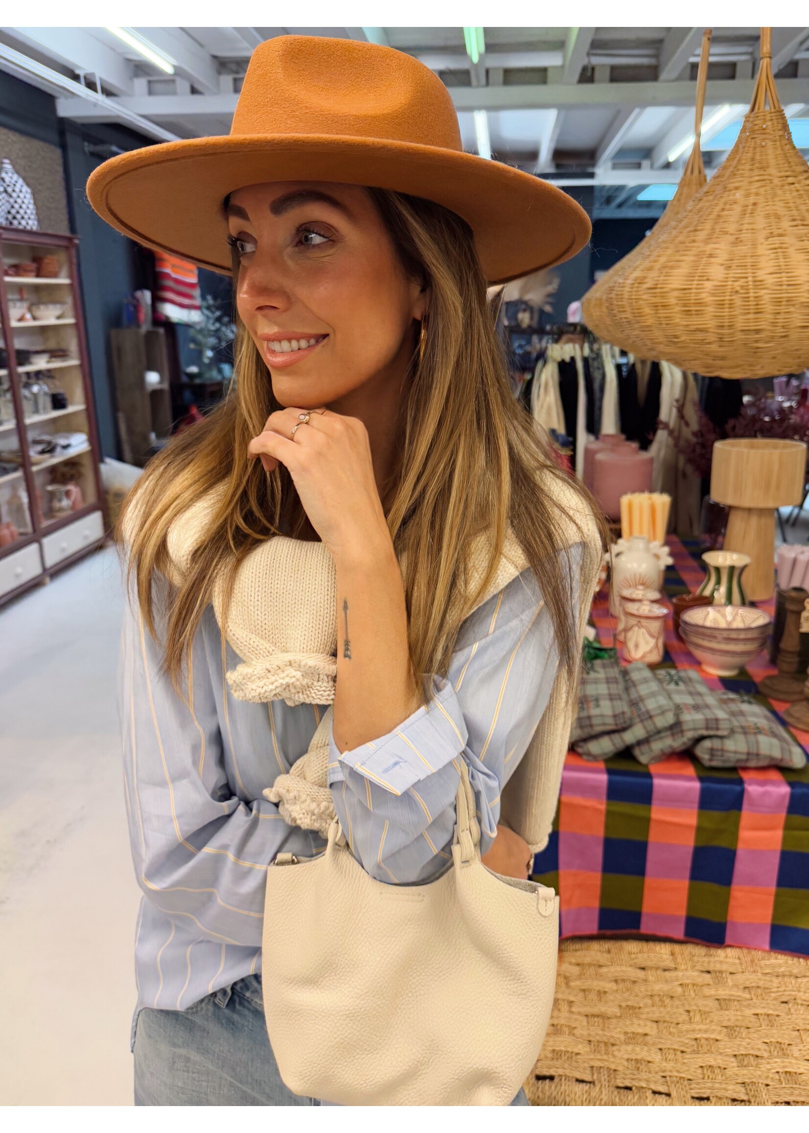 Fedora Hat - Camel