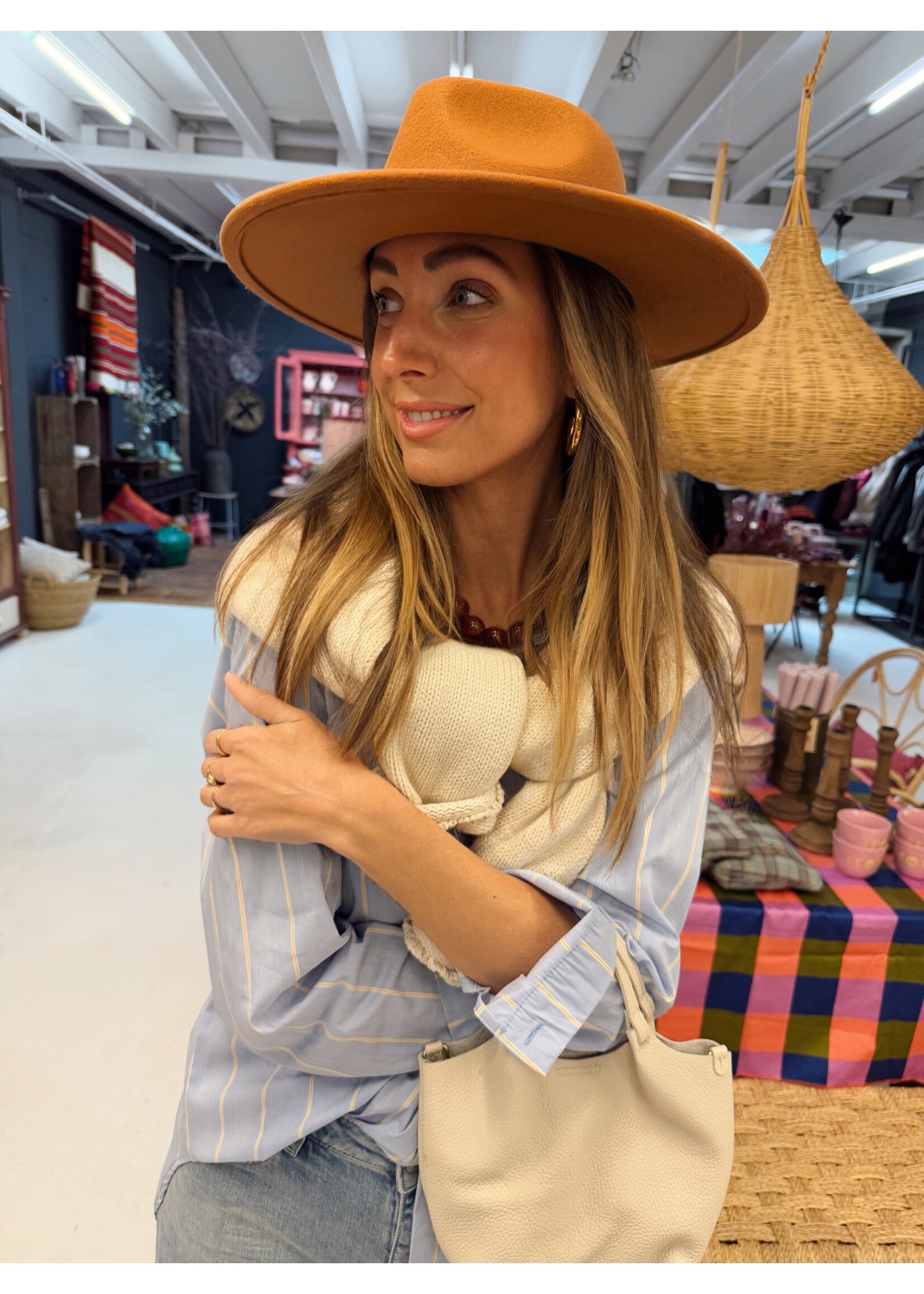 Fedora Hat - Camel